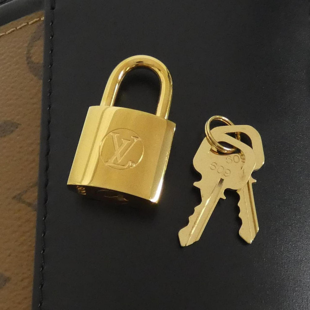 Louis Vuitton Marron Coated Canvas Handbag