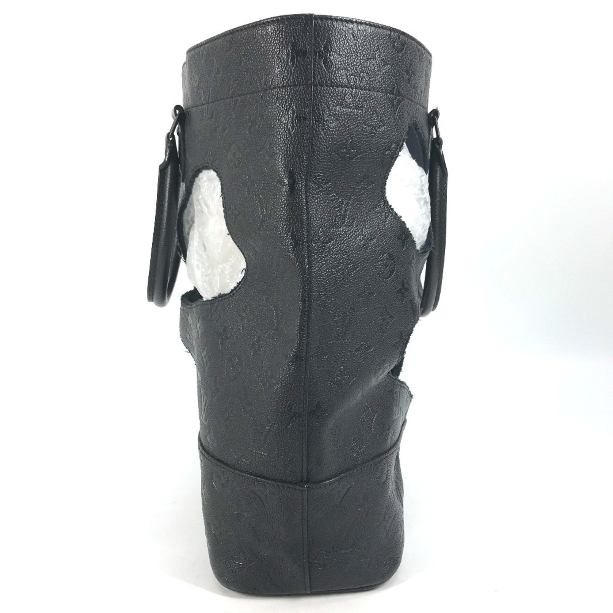 Louis Vuitton Black Noir Monogram Empreinte Shoulder Bag Tote Bag