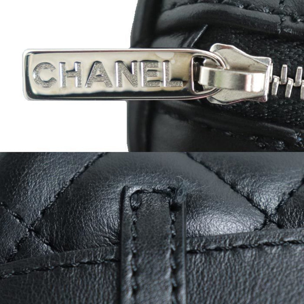 Chanel Black Leather Fanny Pack