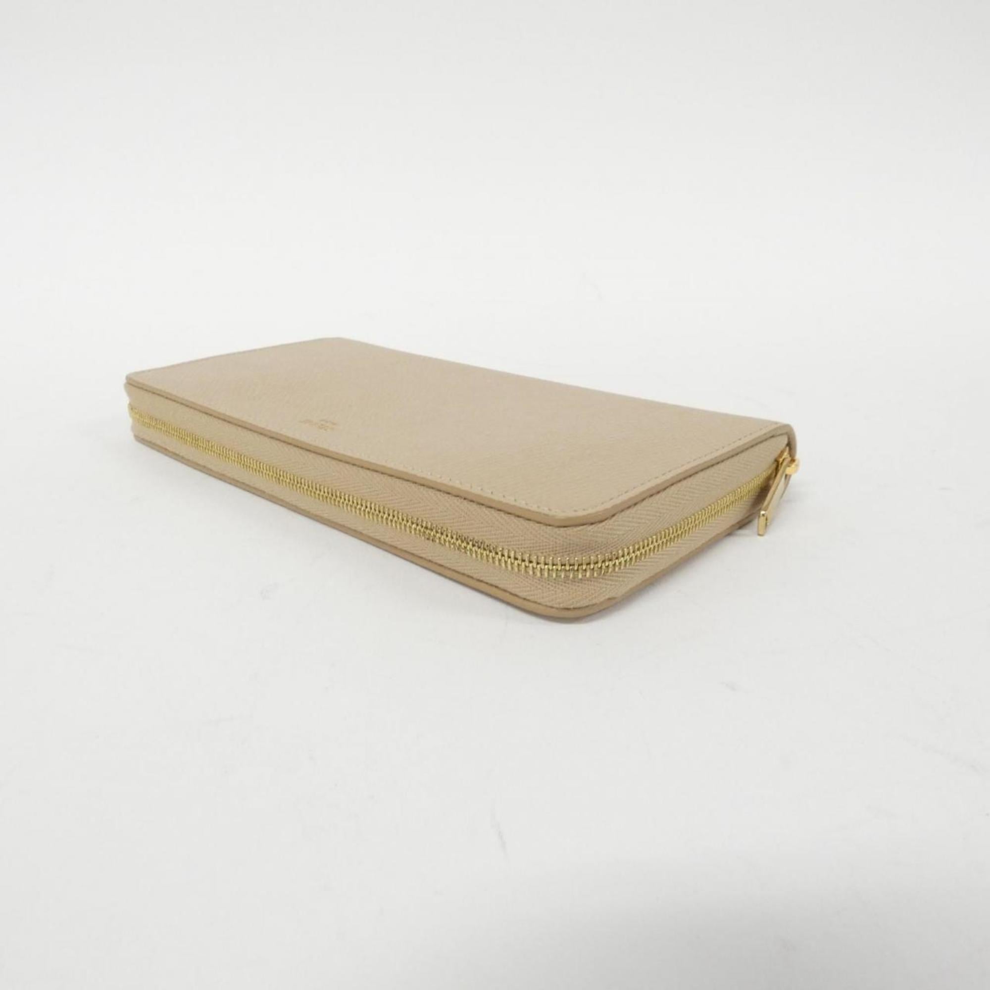 Celine Leather Long Wallet (Bi-Fold)