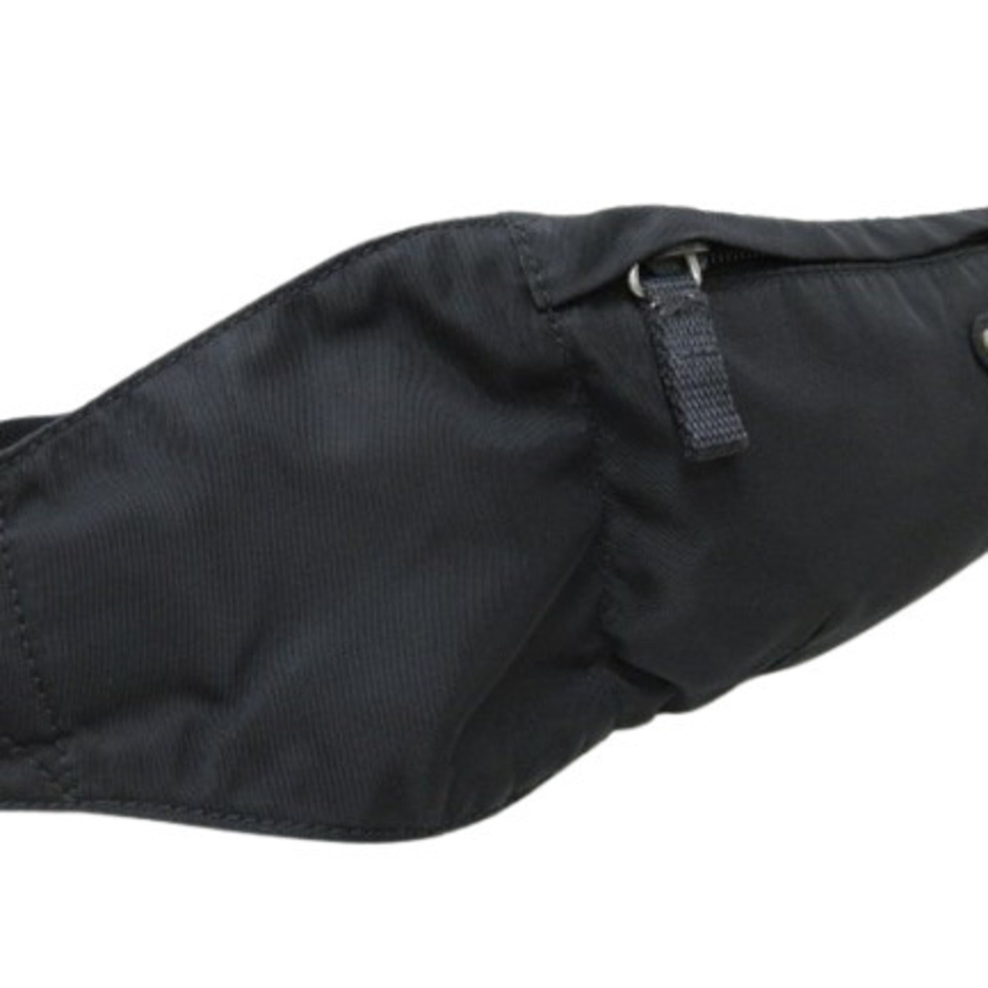 Prada Black Nylon Fanny Pack Sling Bag