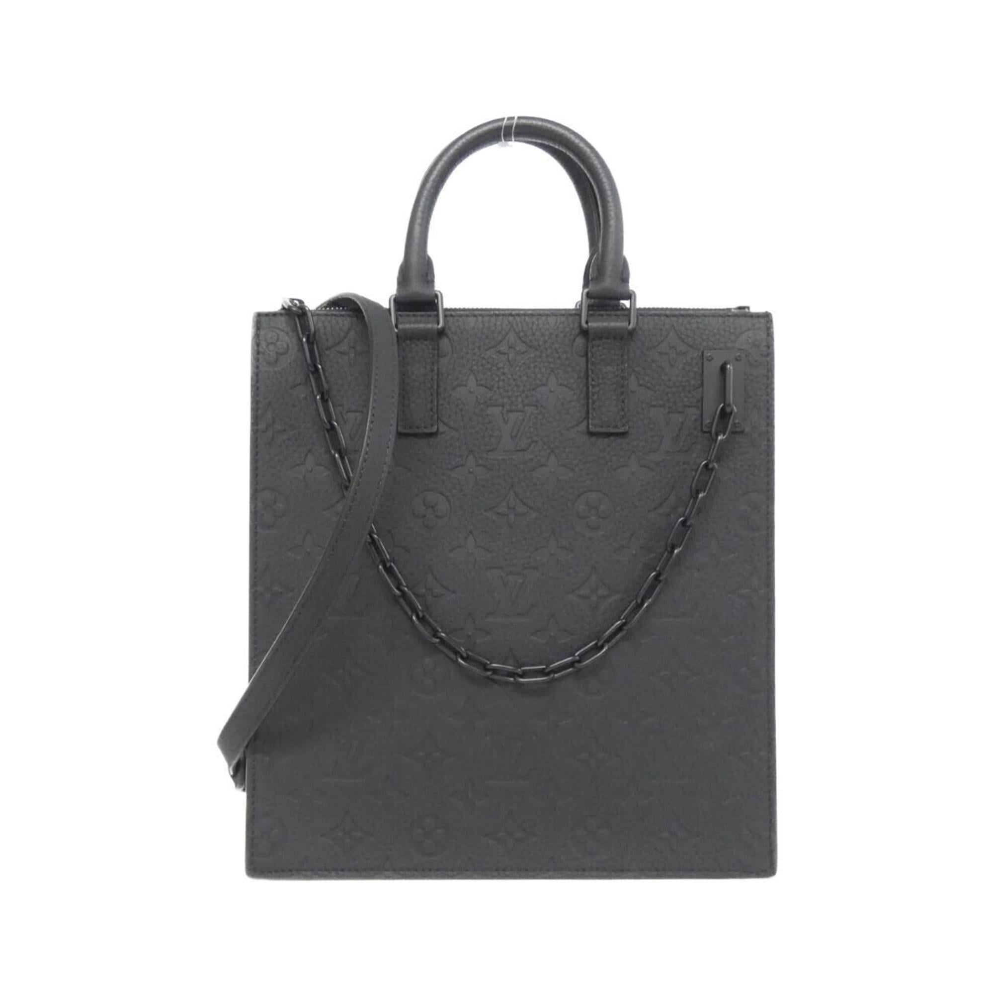 Louis Vuitton Taurillon Black Leather Handbag
