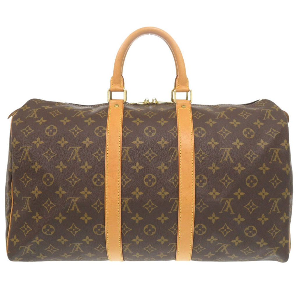 Louis Vuitton Brown Monogram Canvas Boston Bag