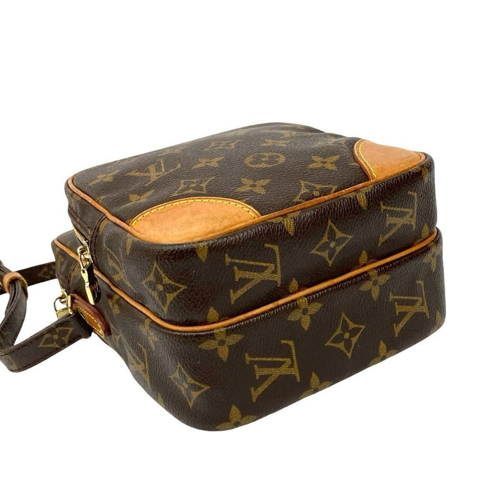 Louis Vuitton Brown Leather Pvc Pochette Shoulder Bag