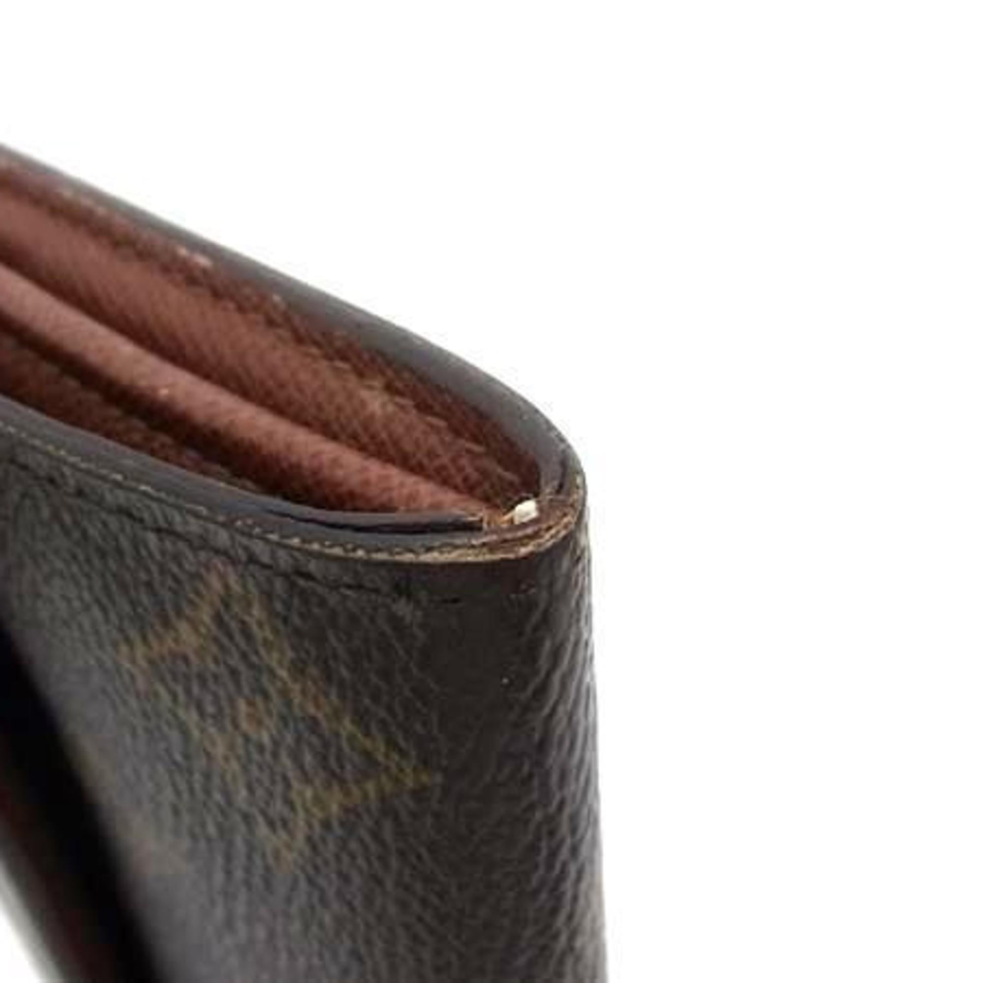 Louis Vuitton Brown Monogram Monogram Long Wallet