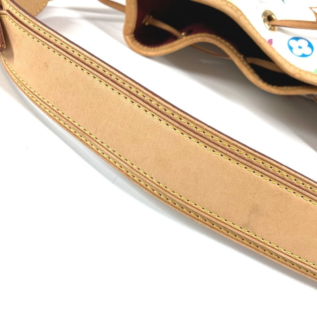 Louis Vuitton Blanc White Monogram Multicolore Shoulder Bag