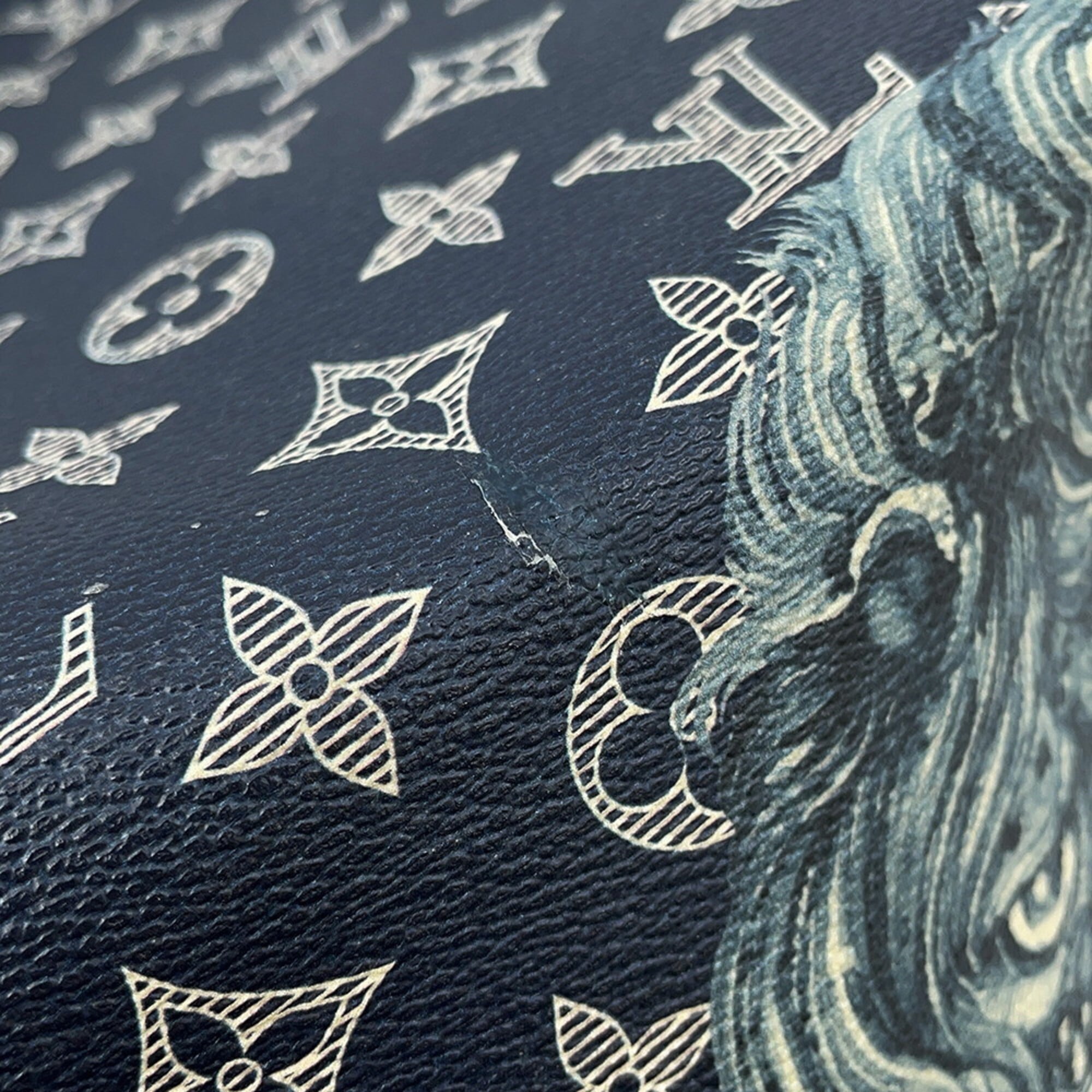 Louis Vuitton Monogram Savane Navy Handbag Shoulder Bag