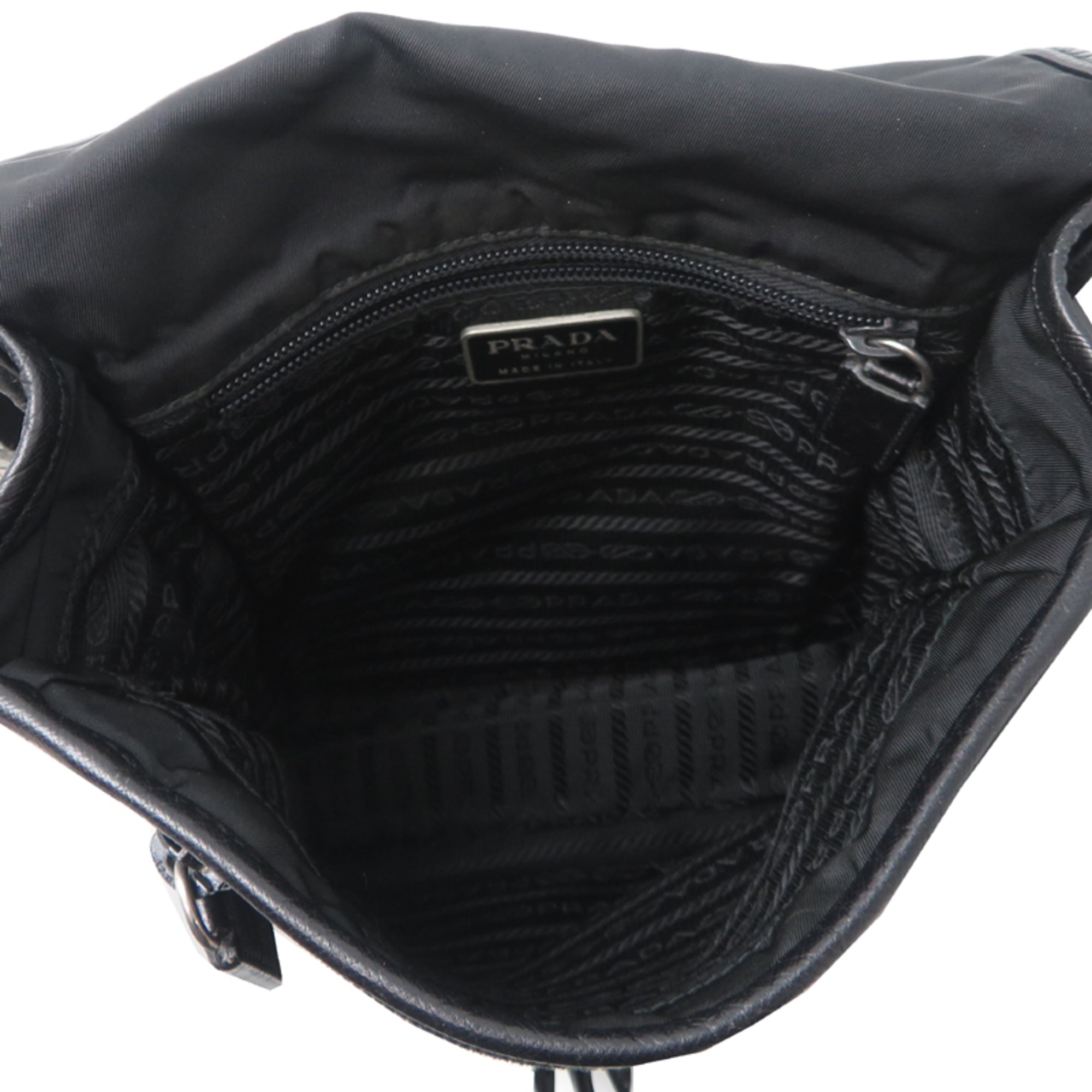 Prada Black Nylon Shoulder Bag