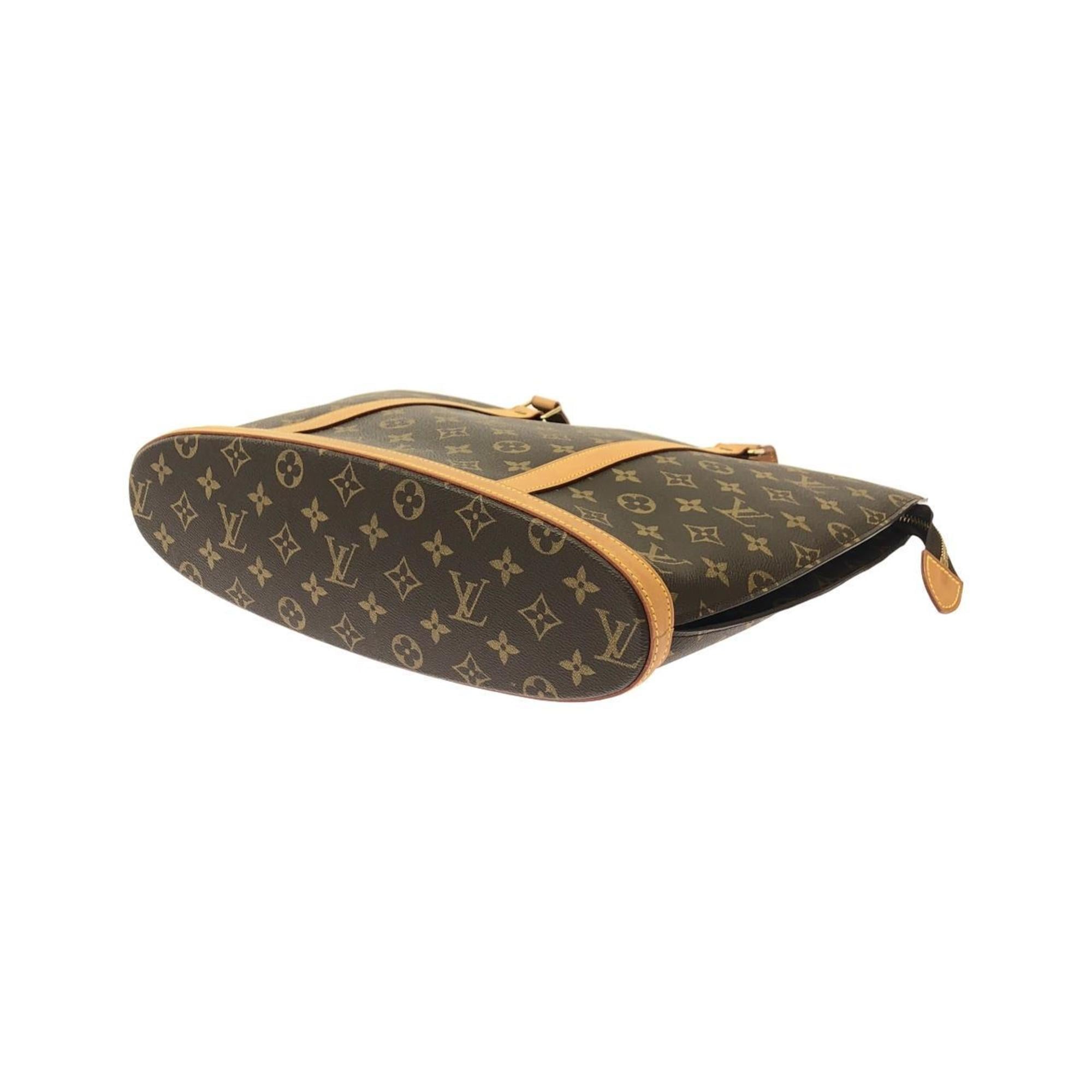 Louis Vuitton Brown Coated Canvas Handbag