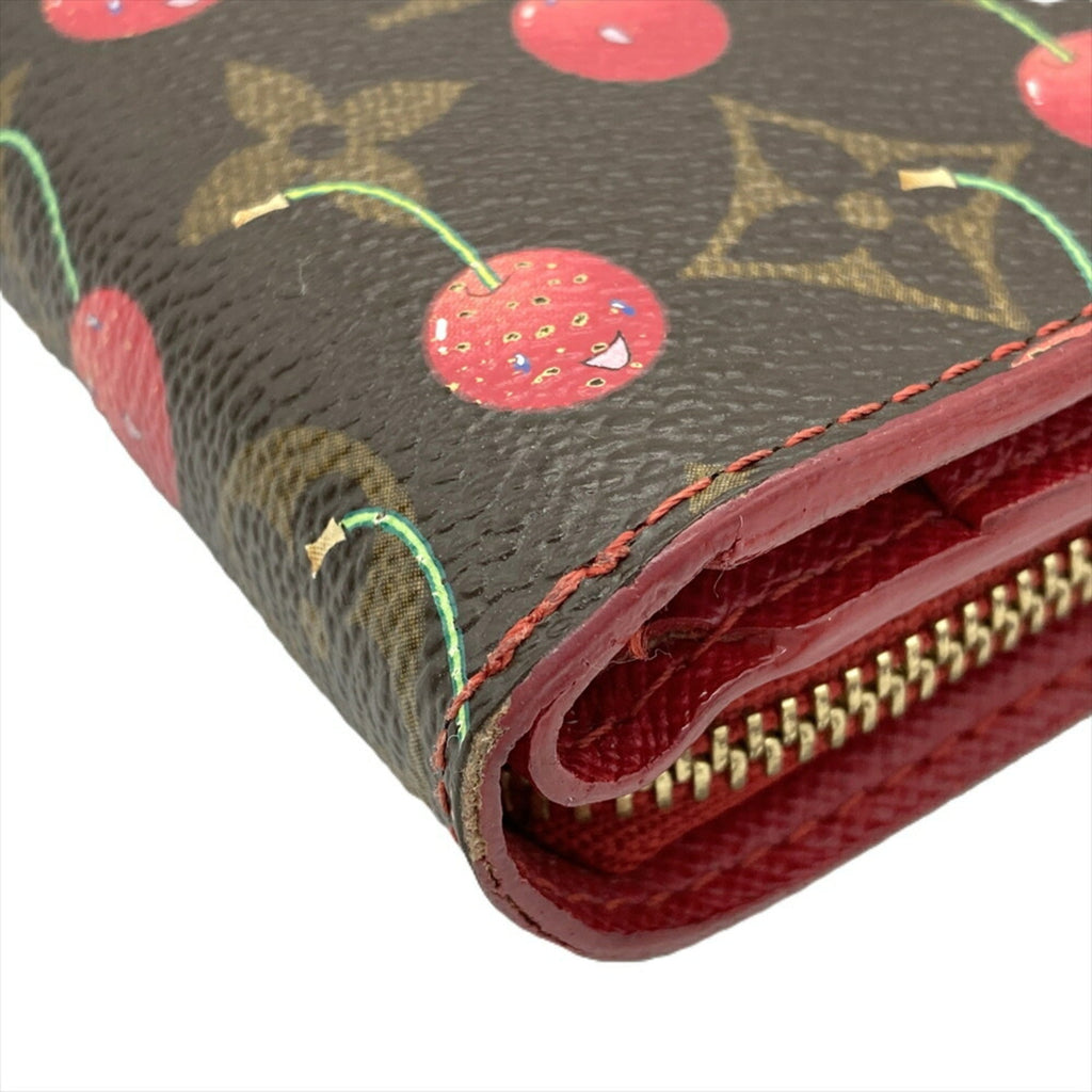 Louis Vuitton Brown Monogram Cherry Leather Wallet