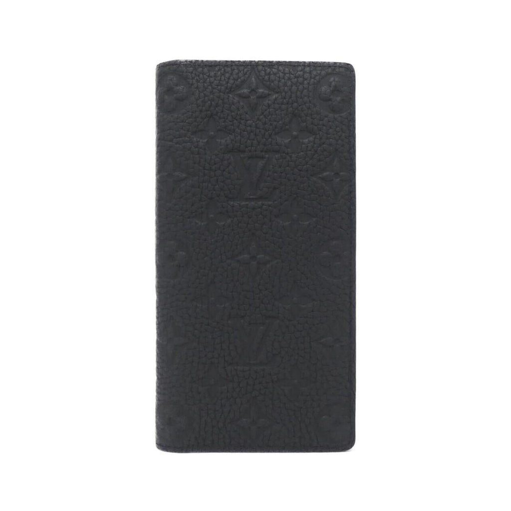 Louis Vuitton Black Leather Long Wallet