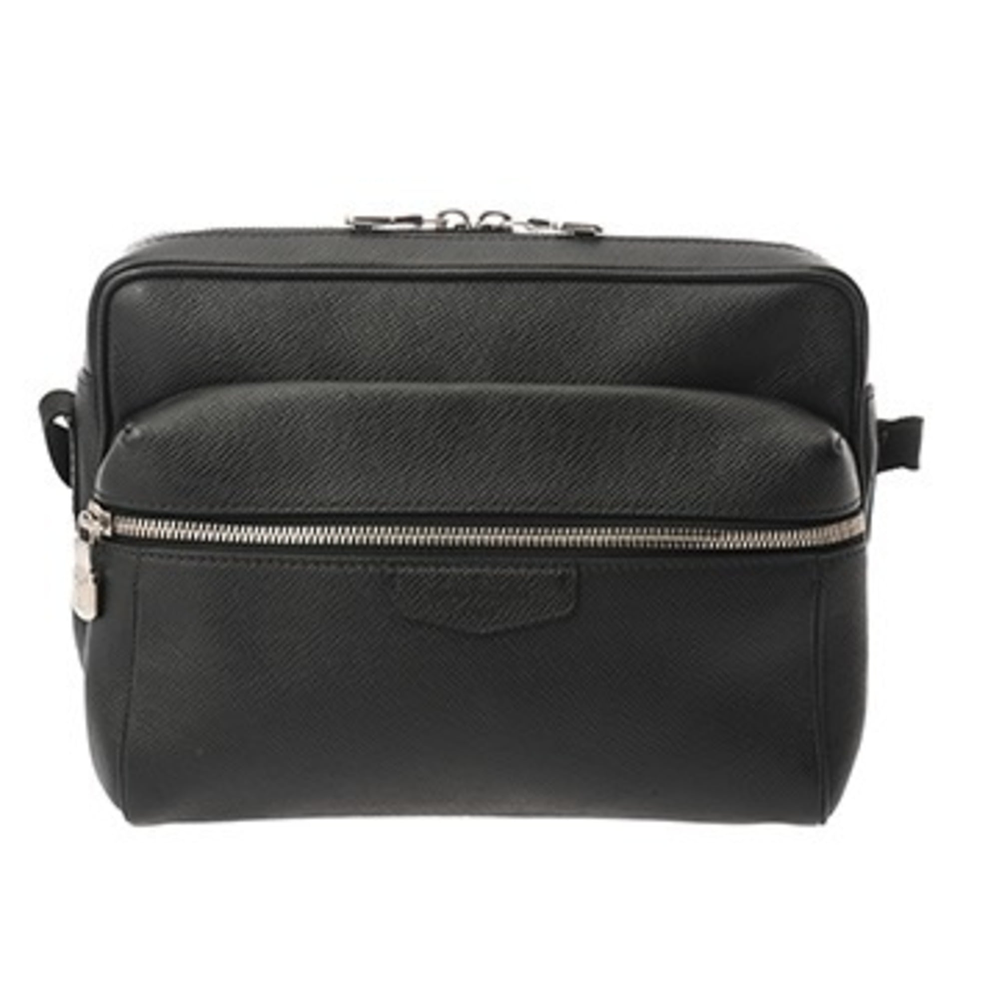 Louis Vuitton Noir Leather Shoulder Bag