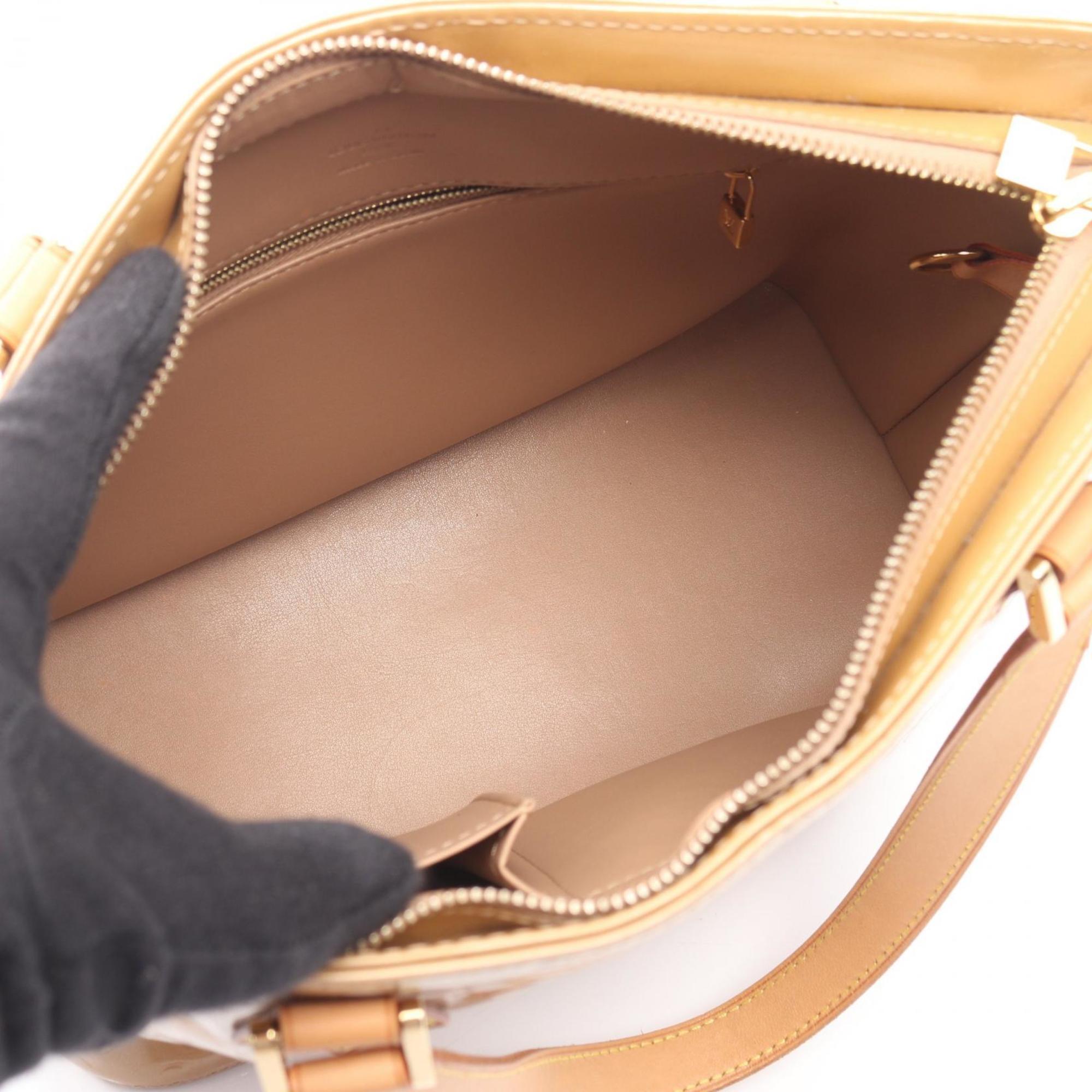 Louis Vuitton Beige Leather Handbag