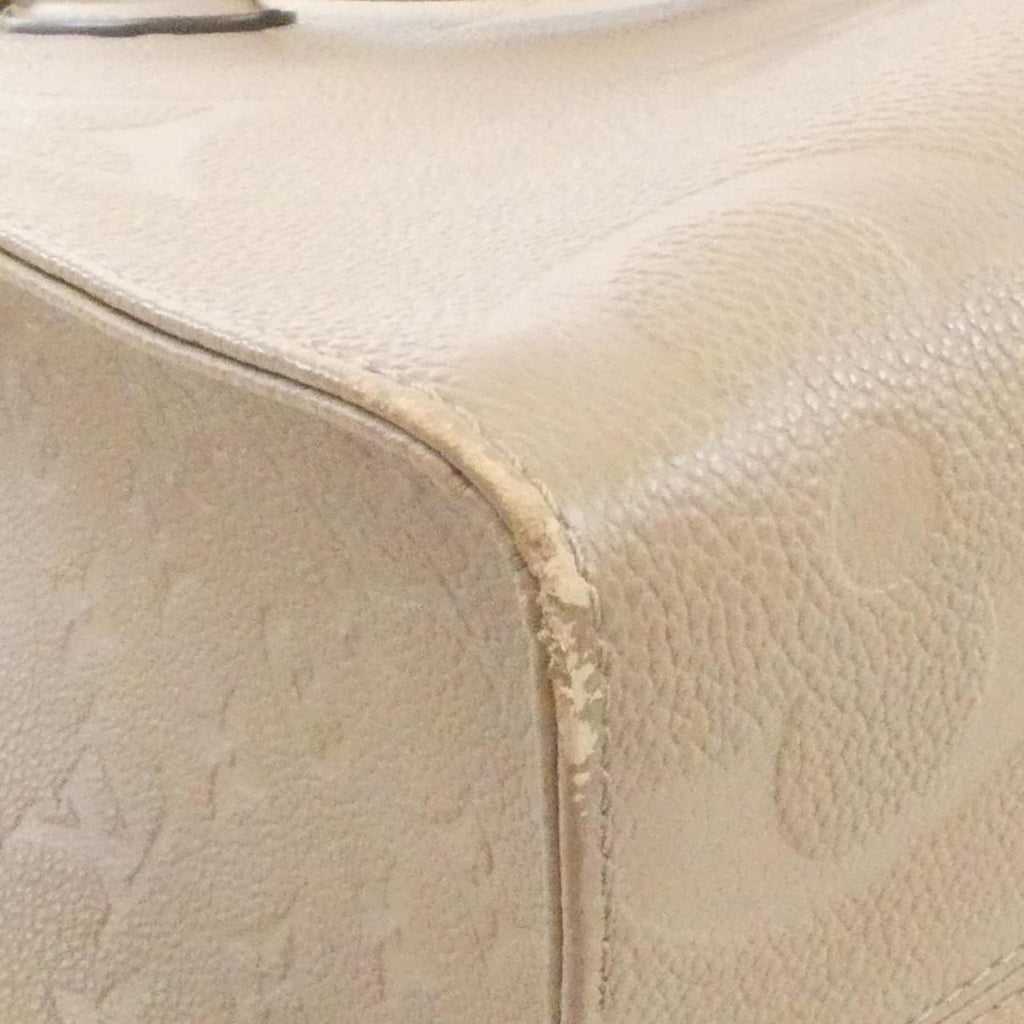 Louis Vuitton Beige Tourterelle Leather Handbag
