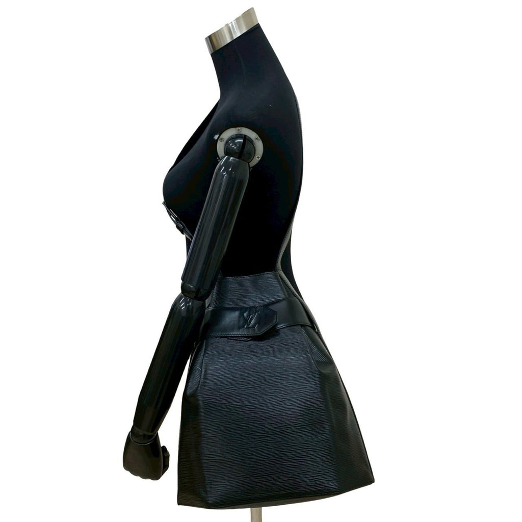 Louis Vuitton Black Epi Leather Shoulder Bag Sling Bag