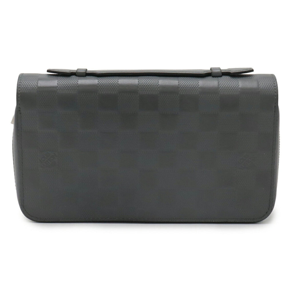 Louis Vuitton Damier Infini Gray Damier Infini Long Wallet