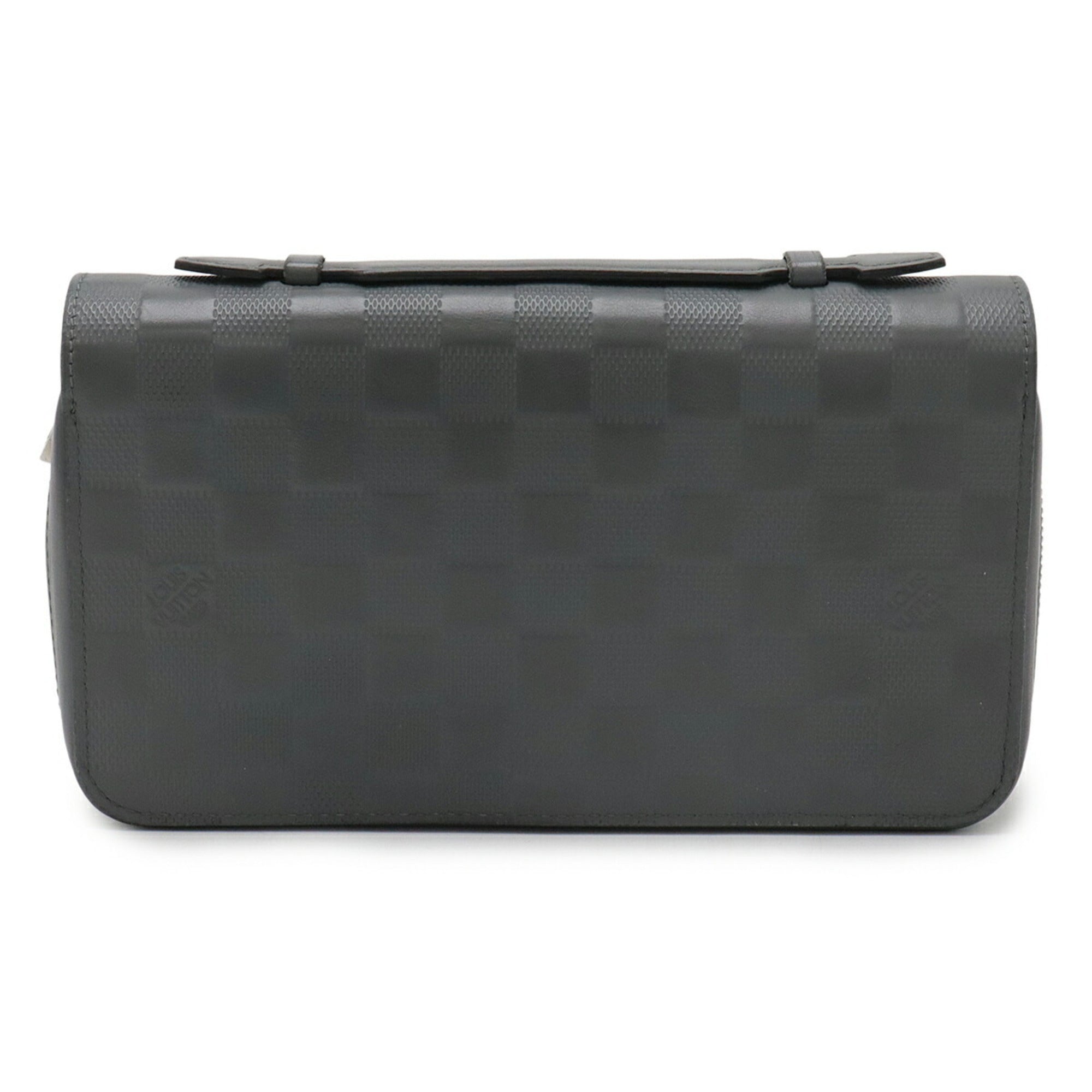 Louis Vuitton Damier Infini Gray Damier Infini Long Wallet
