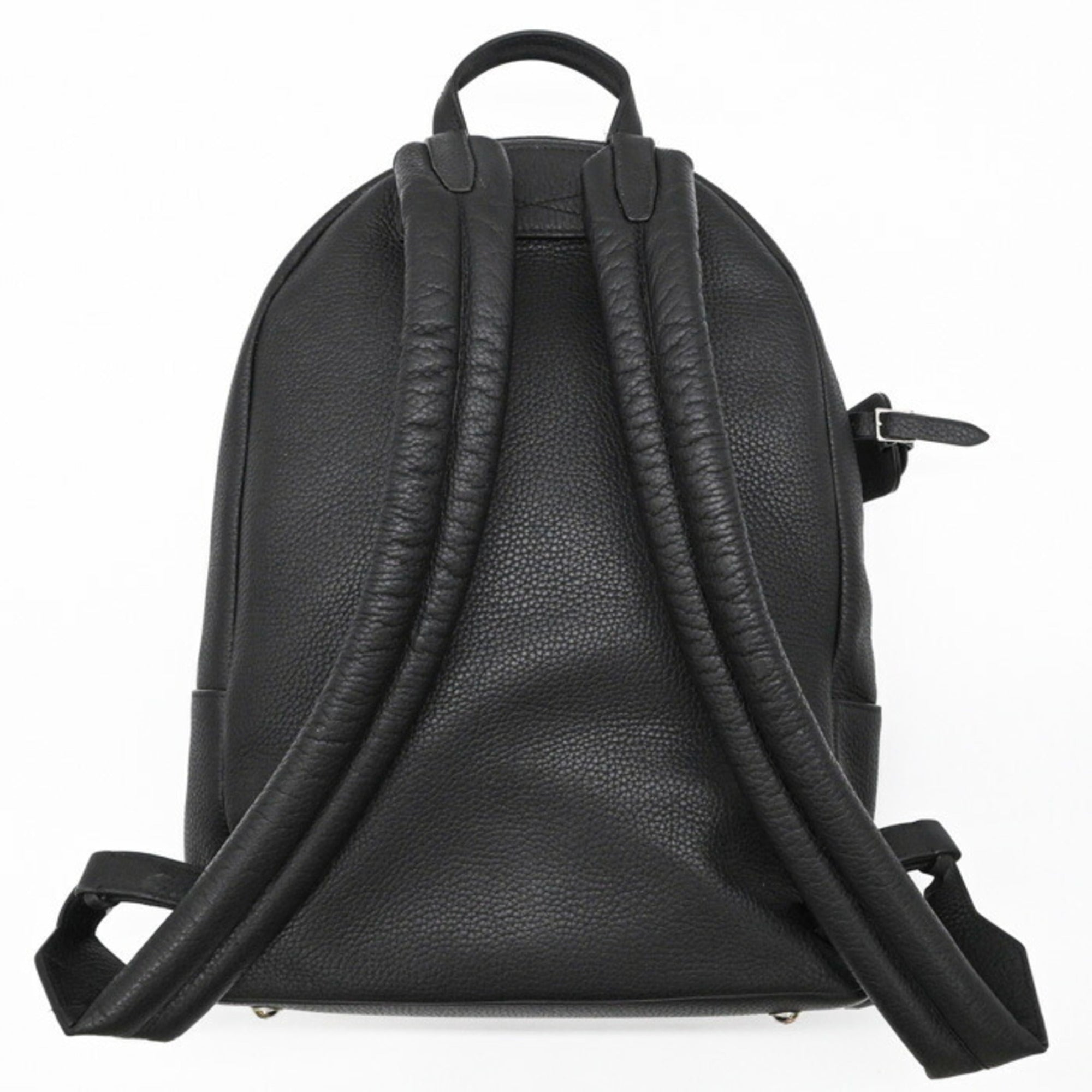 Louis Vuitton Black Leather Backpack