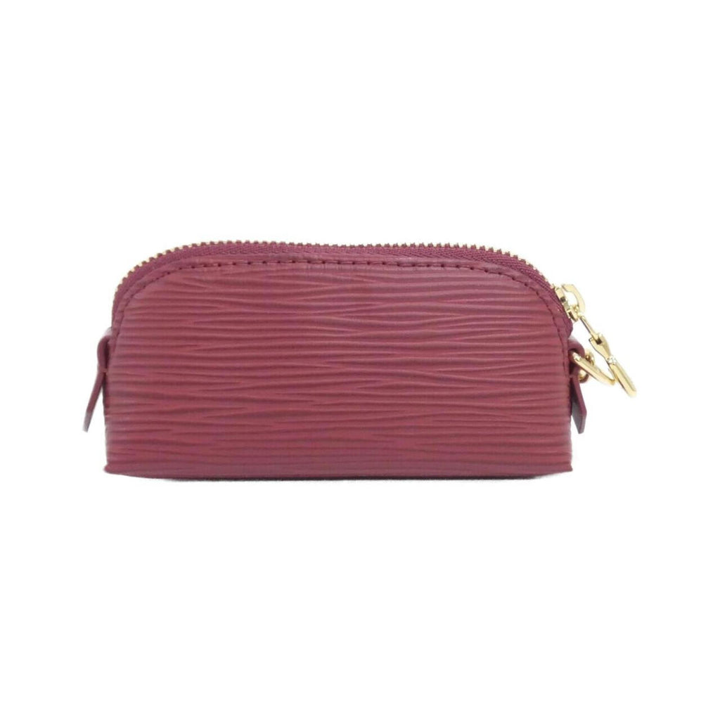 Louis Vuitton Red Color Leather Handbag Pouch