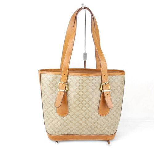 Celine Macadam Beige Pvc Tote Bag