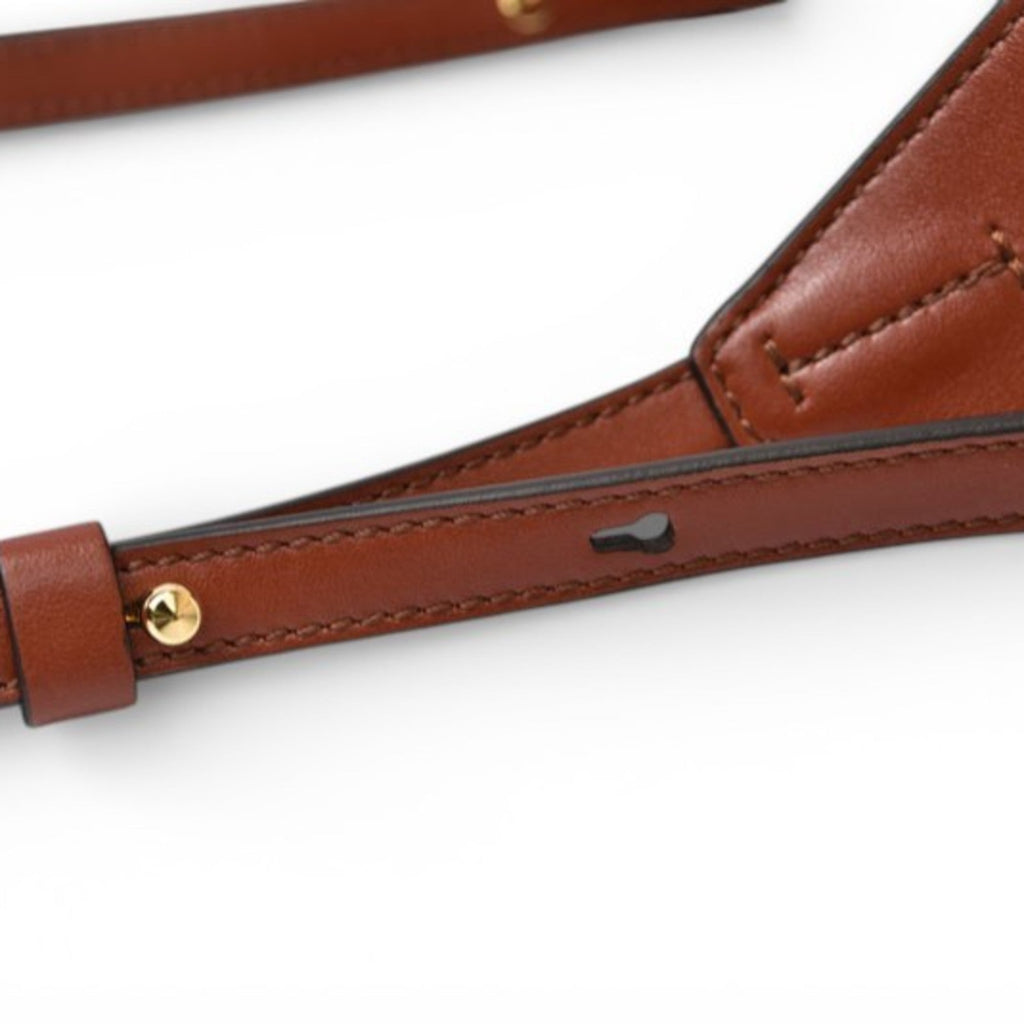 Chloé Brown Leather Fanny Pack Shoulder Bag Sling Bag (Pre-Owned)