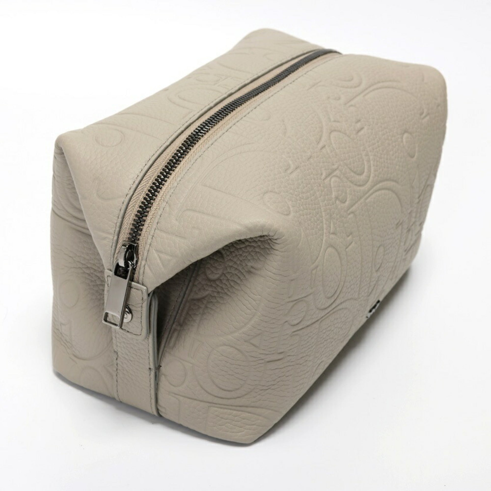 Christian Dior Gray Leather Pouch (Pre-Owned)