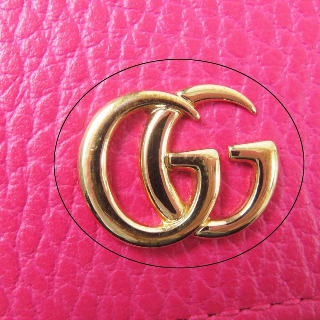Gucci Pink Leather Wallet (Bi-Fold) (Pre-Owned)