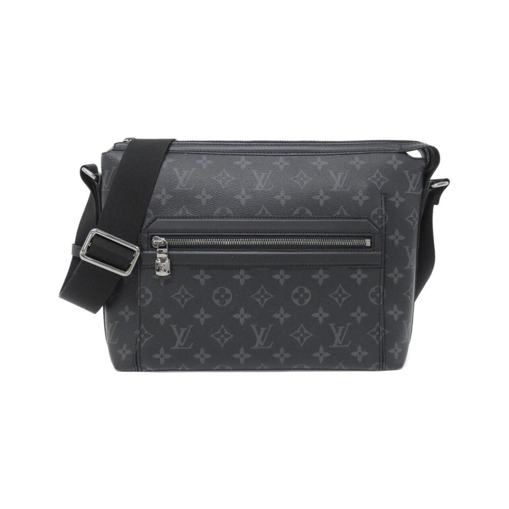 Louis Vuitton Black Coated Canvas Shoulder Bag