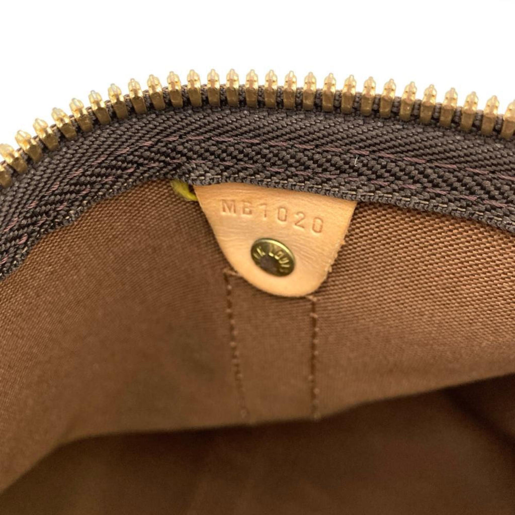 Louis Vuitton Monogram Brown Monogram Leather Boston Bag