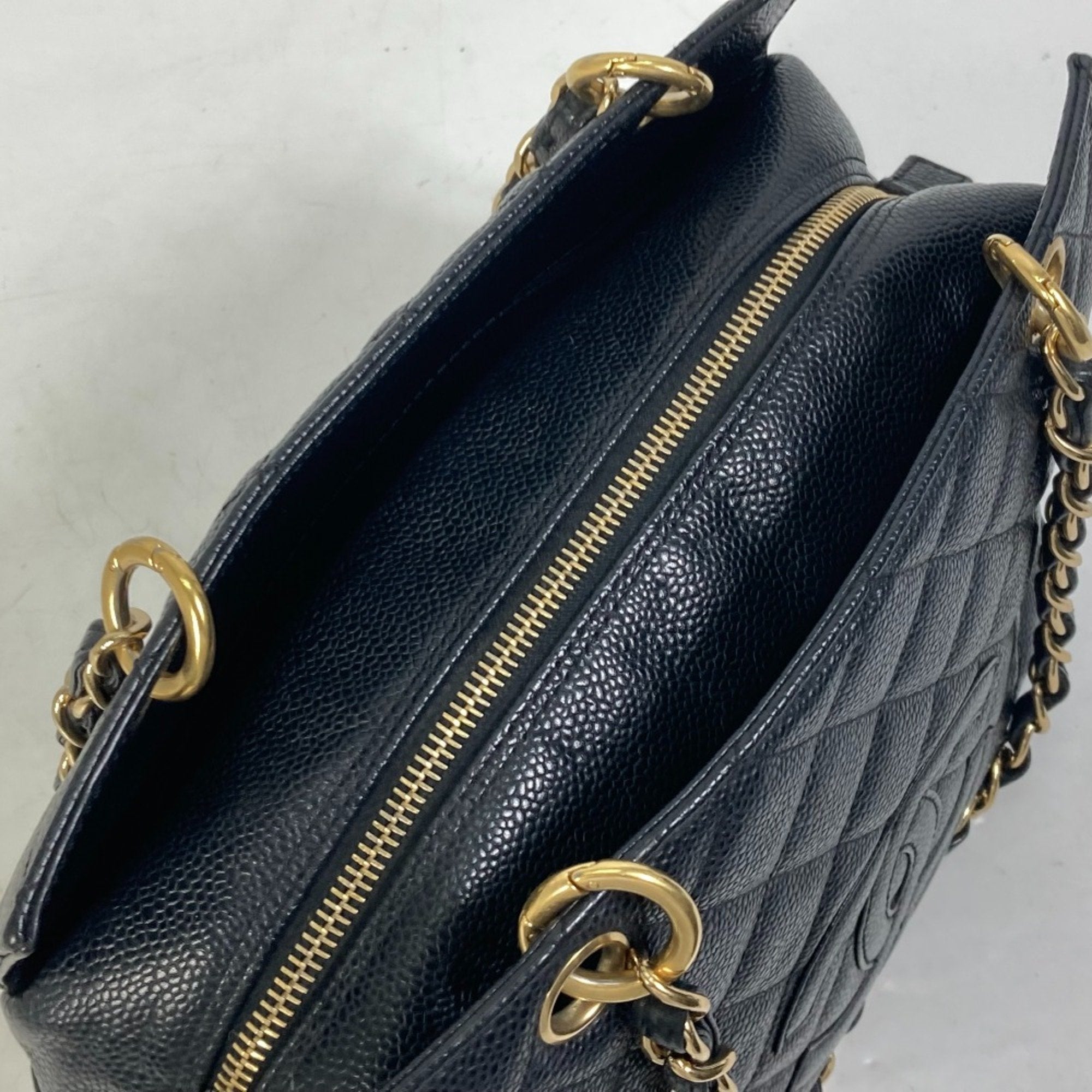 Chanel Black Leather Shoulder Bag