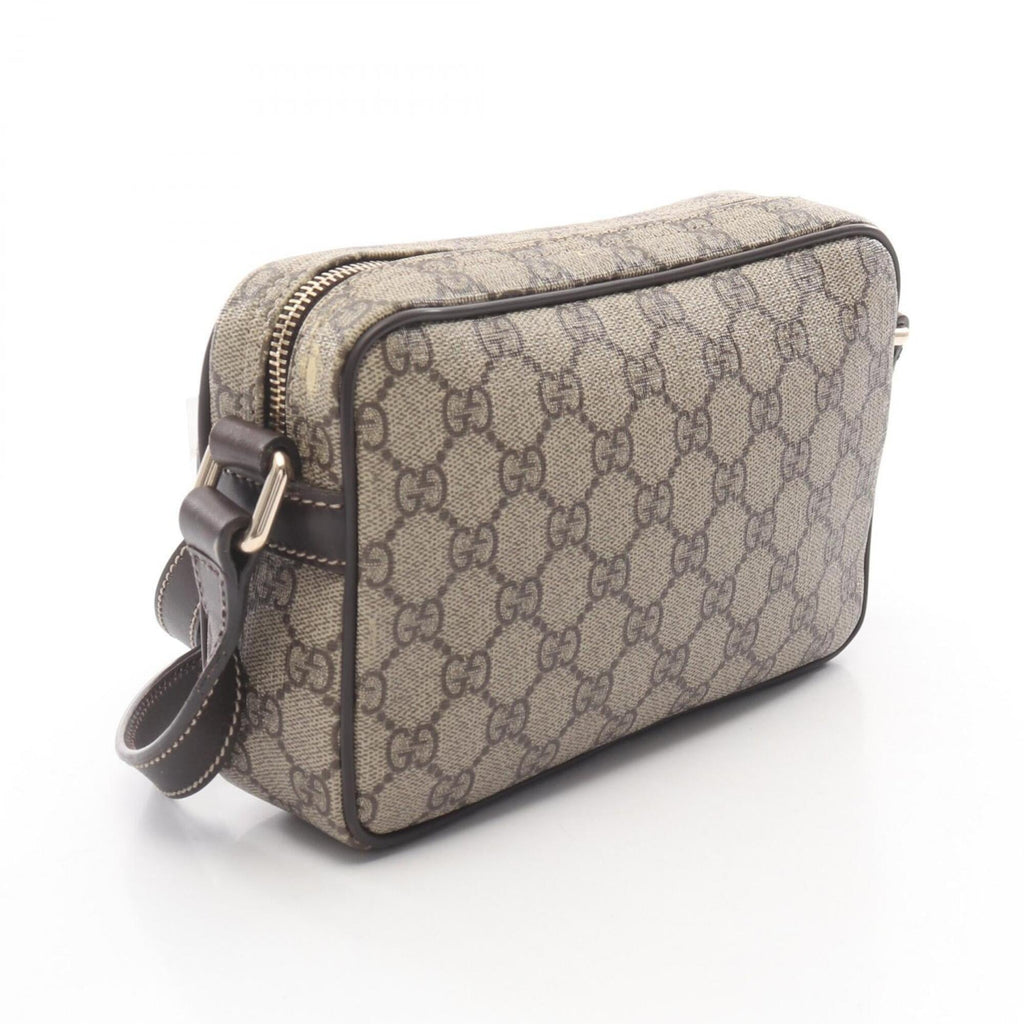 Gucci Beige Brown Pvc Leather Handbag Shoulder Bag (Pre-Owned)