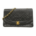 Chanel Black Leather Shoulder Bag