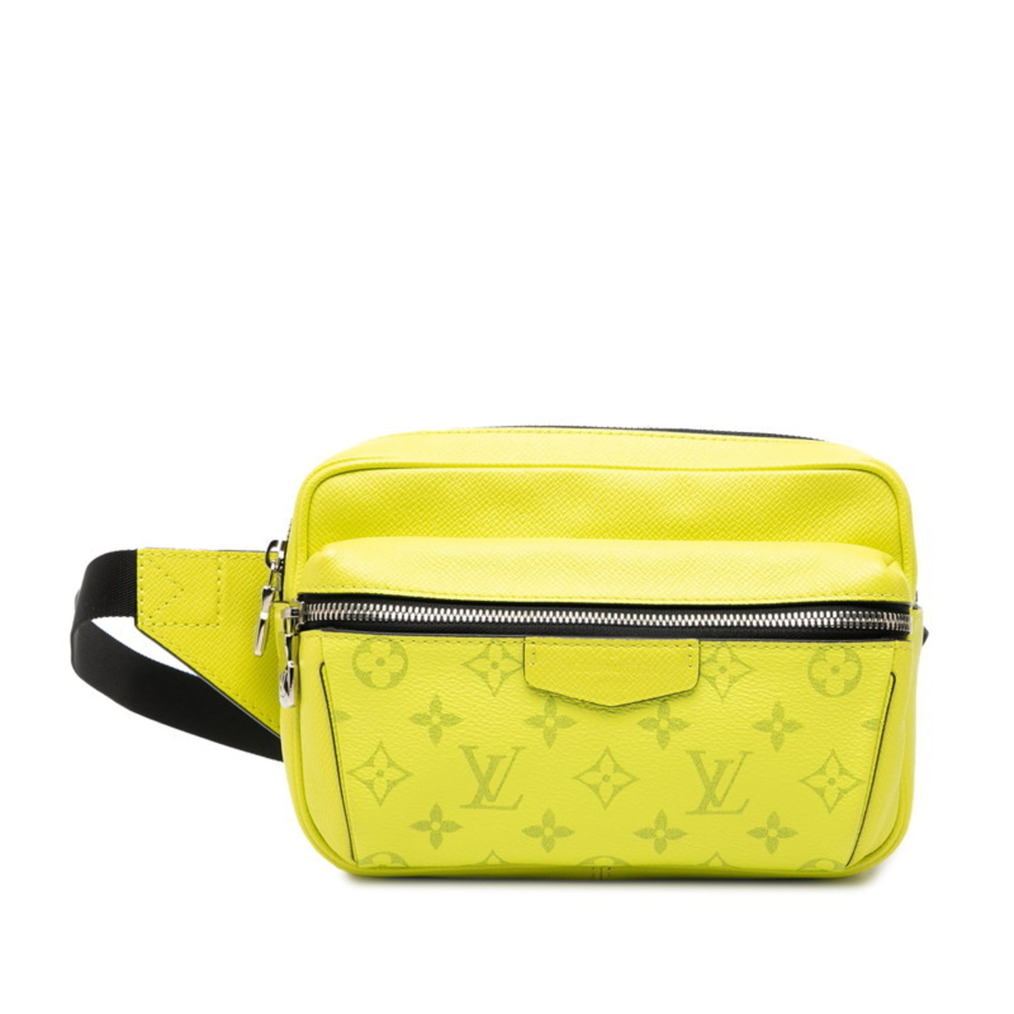 Louis Vuitton Taigarama Jaune Yellow Pvc Leather Sling Bag