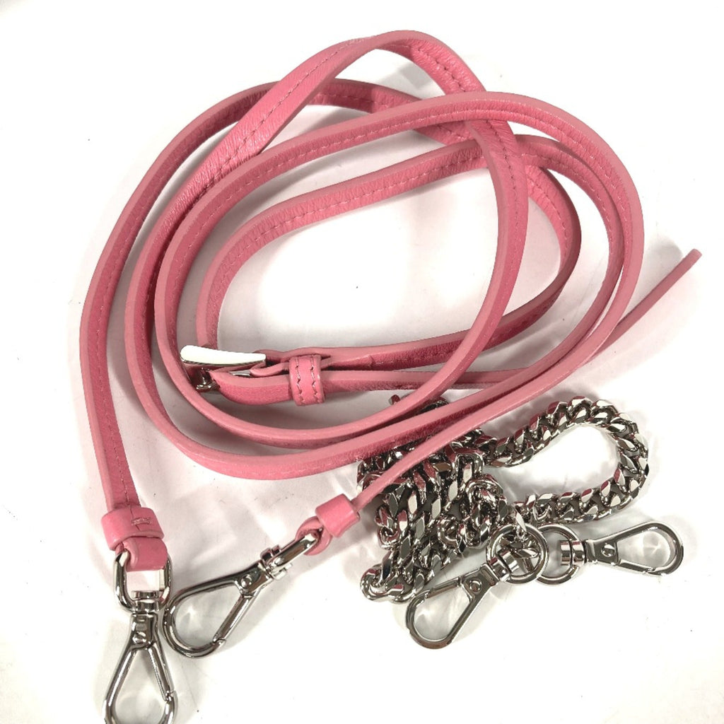 Prada Pink Leather Shoulder Bag
