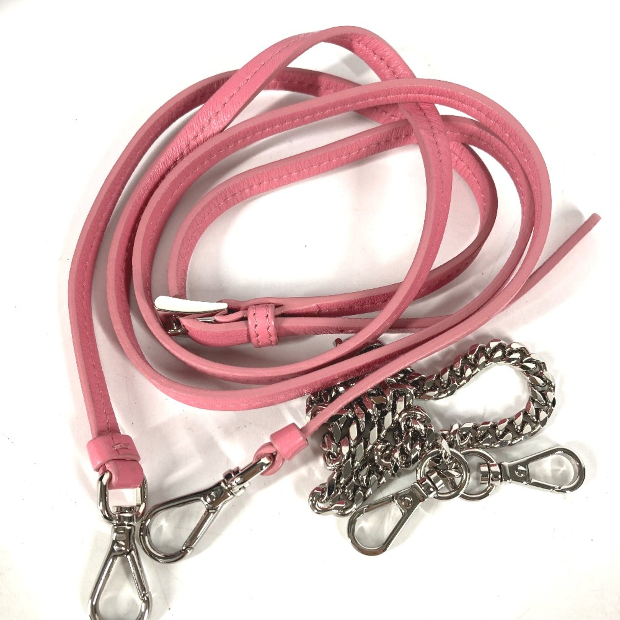 Prada Pink Leather Shoulder Bag