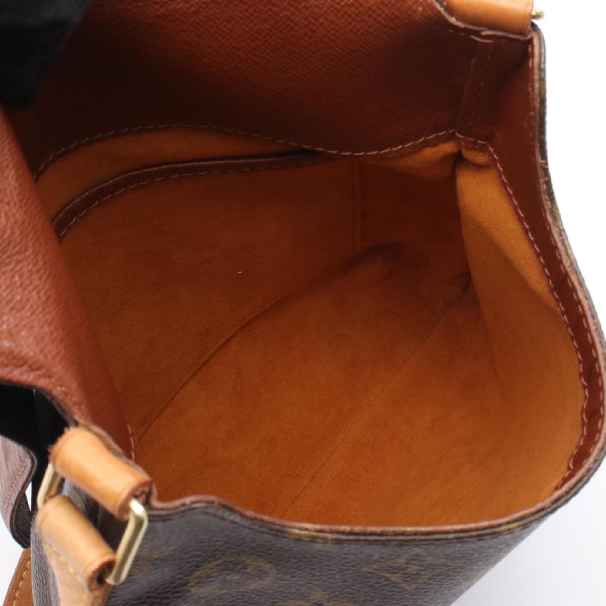 Louis Vuitton Brown Pvc Leather Shoulder Bag