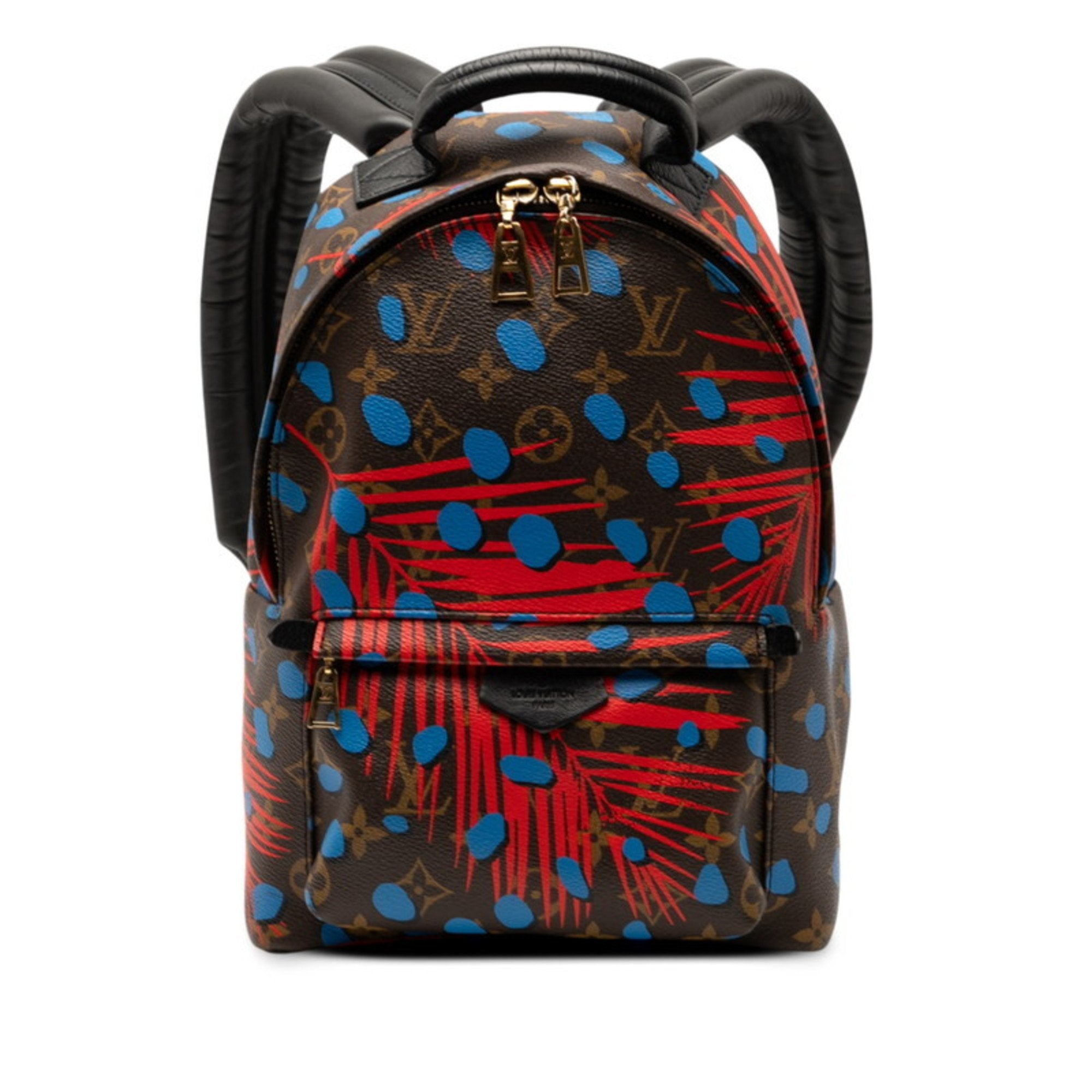 Louis Vuitton Brown Multi-Color Red Color Pvc Leather Backpack