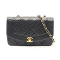 Chanel Black Leather Handbag Shoulder Bag