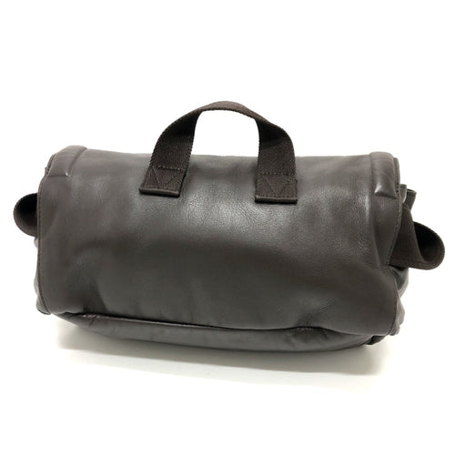 Bottega Veneta Black Leather Fanny Pack