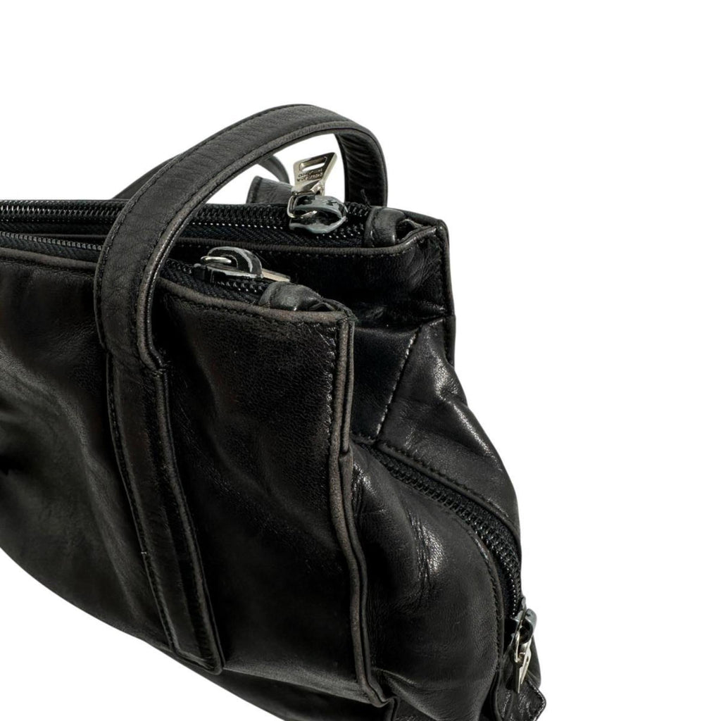 Prada Black Leather Tote Bag