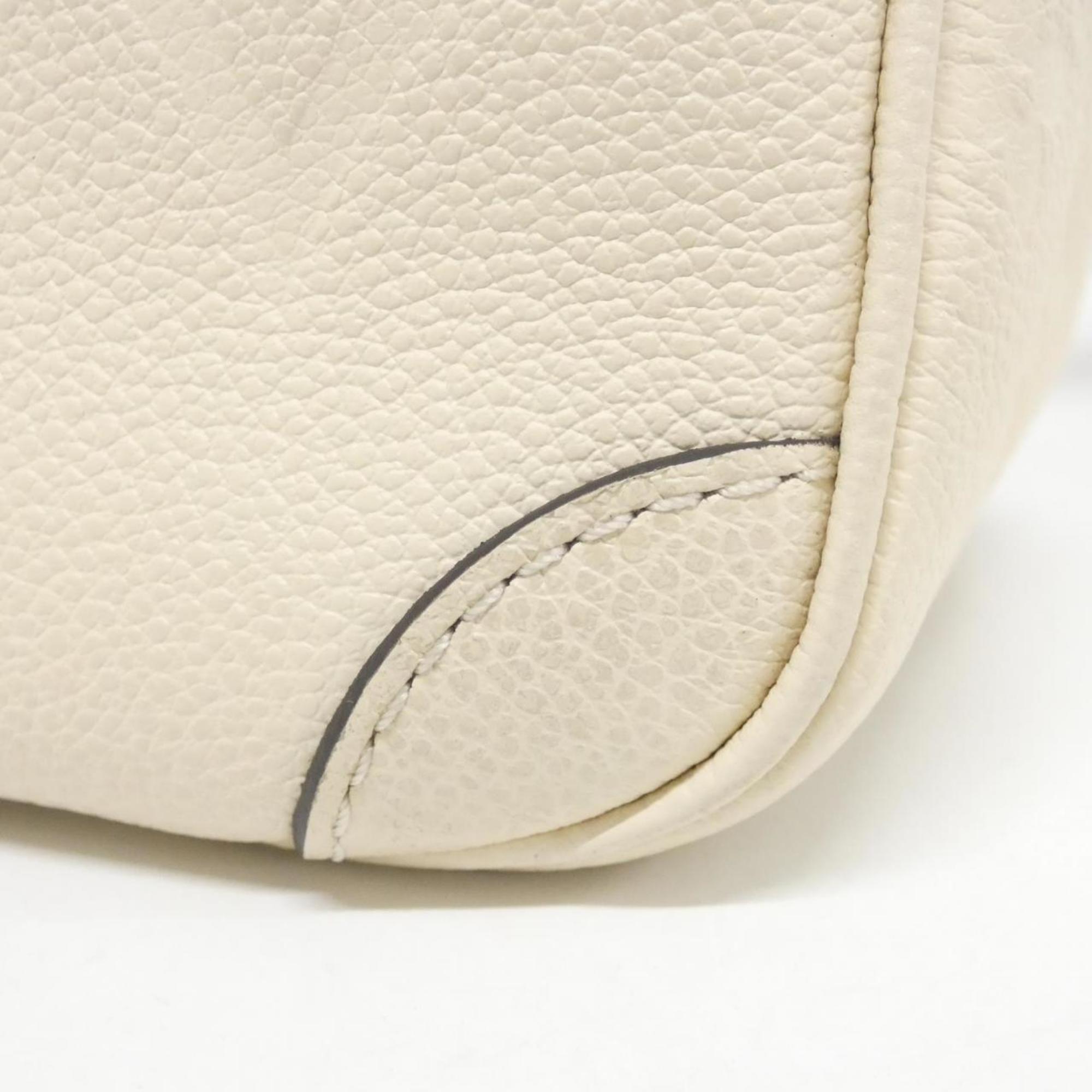 Louis Vuitton Cream Leather Handbag