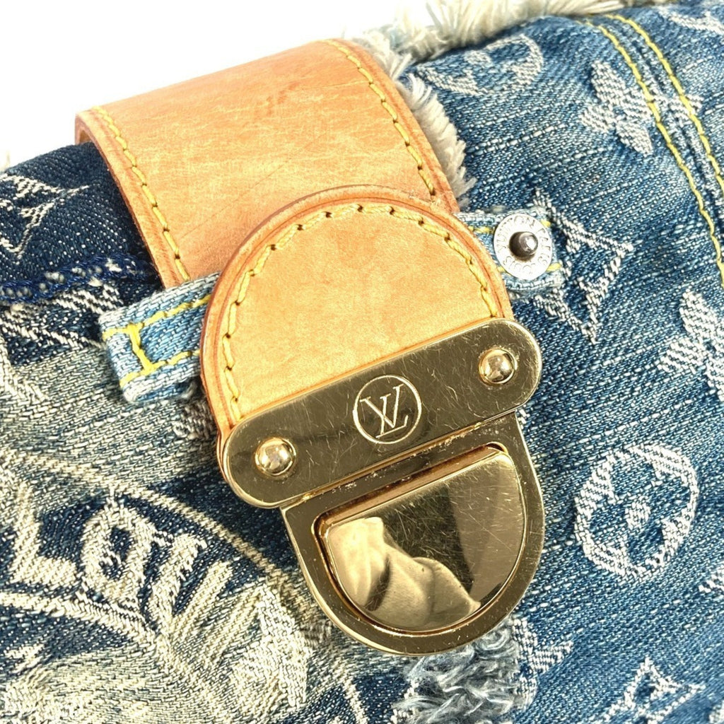 Louis Vuitton Blue Monogram Monogram Denim Messenger Bag Shoulder Bag
