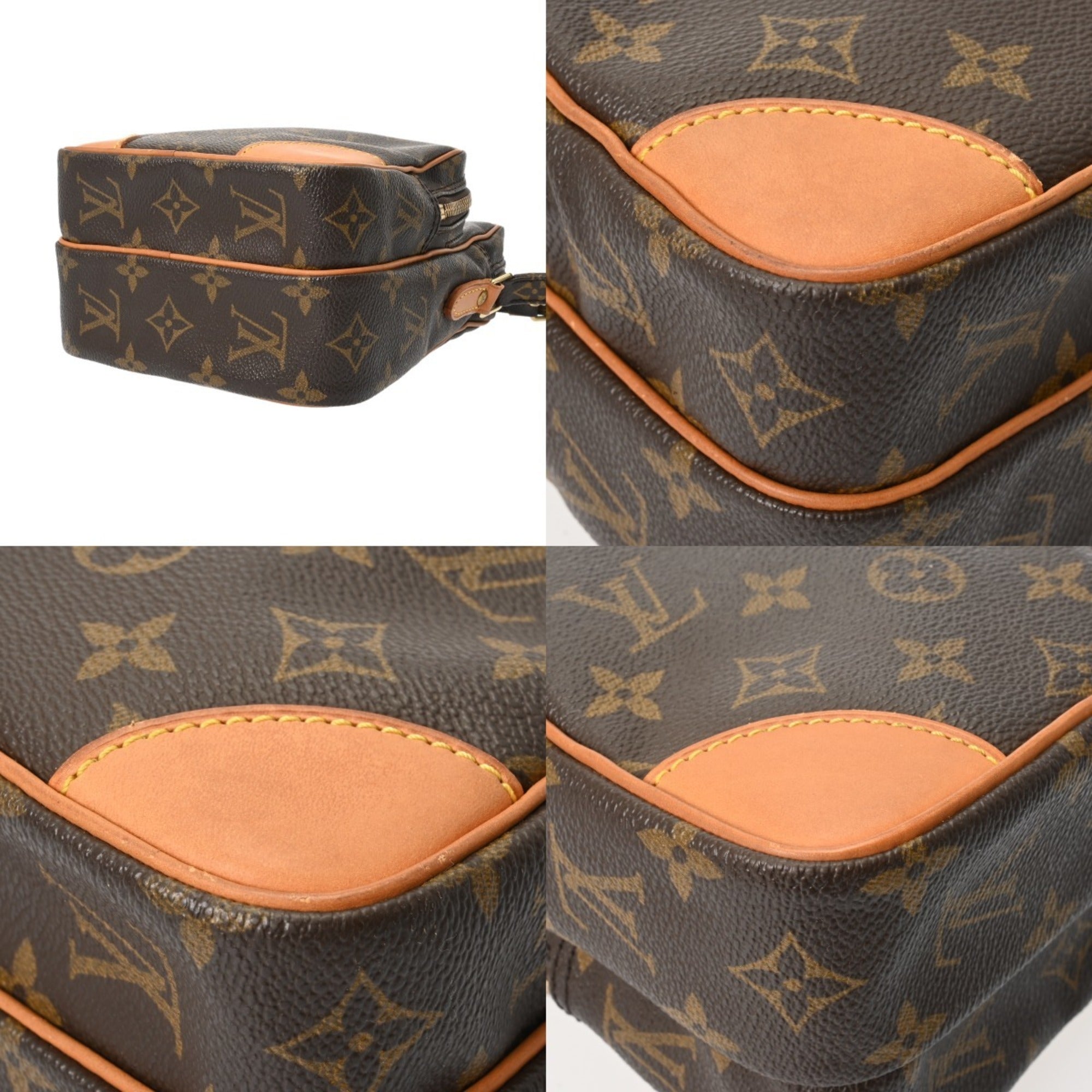 Louis Vuitton Brown Monogram Canvas Shoulder Bag