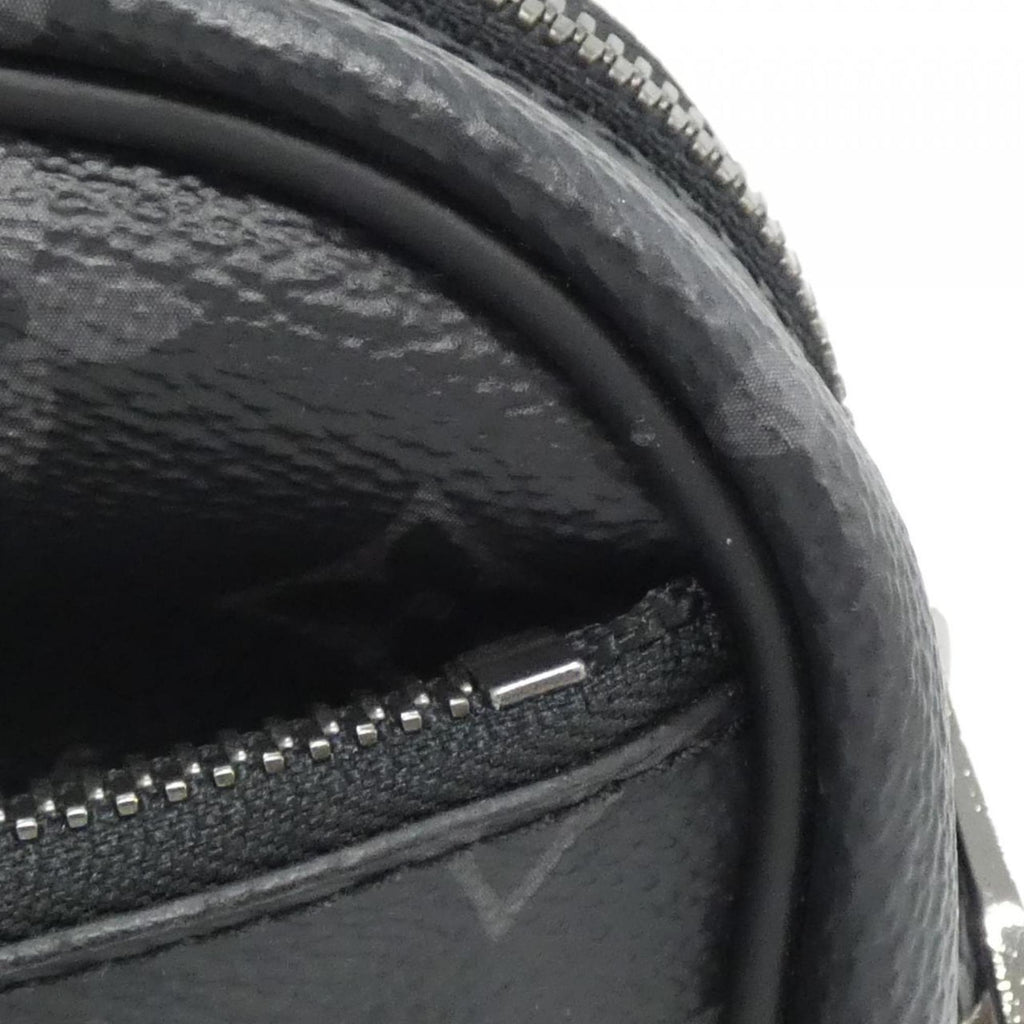 Louis Vuitton Black Coated Canvas Shoulder Bag