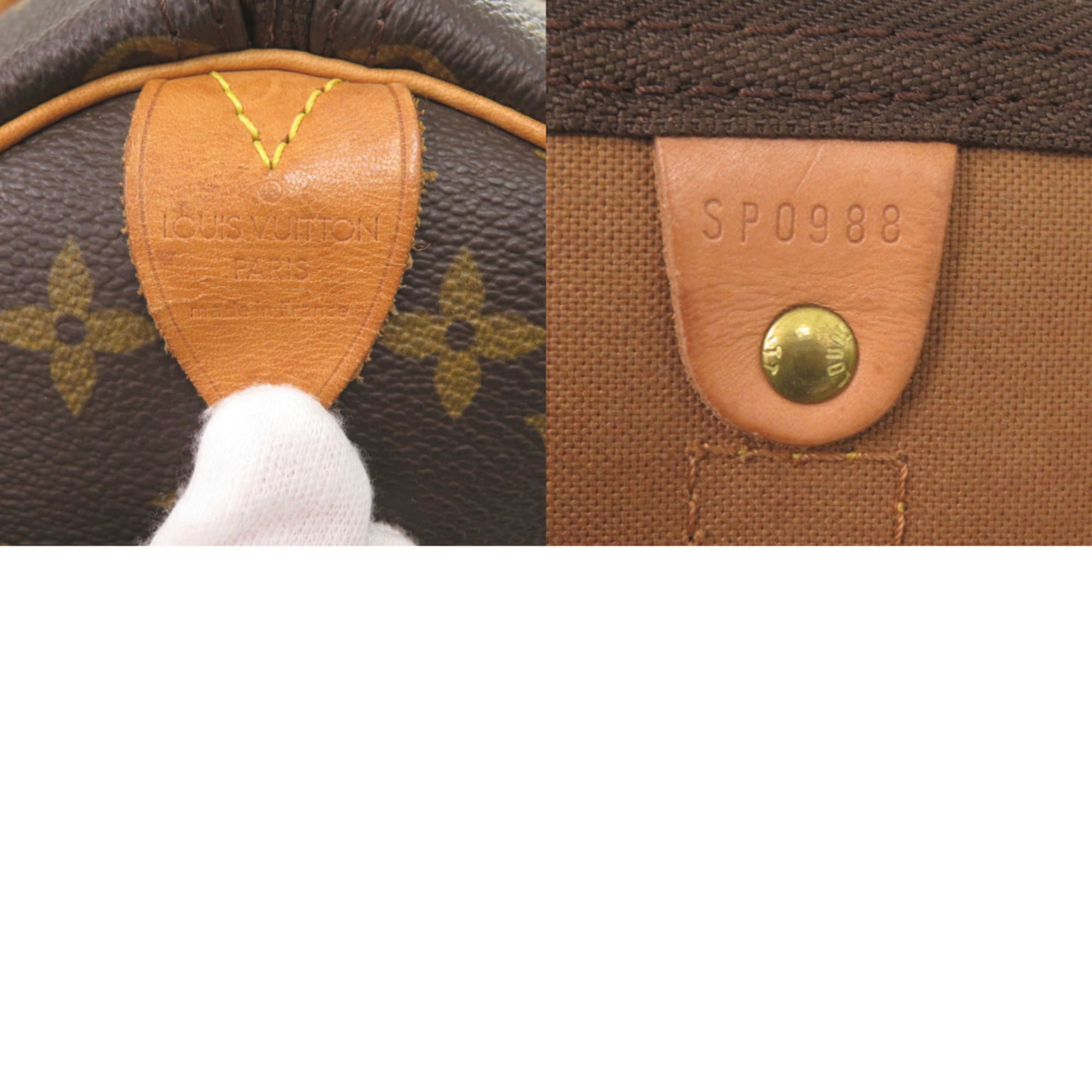 Louis Vuitton Brown Monogram Monogram Boston Bag