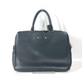 Louis Vuitton Black Leather Briefcase Handbag Tote Bag