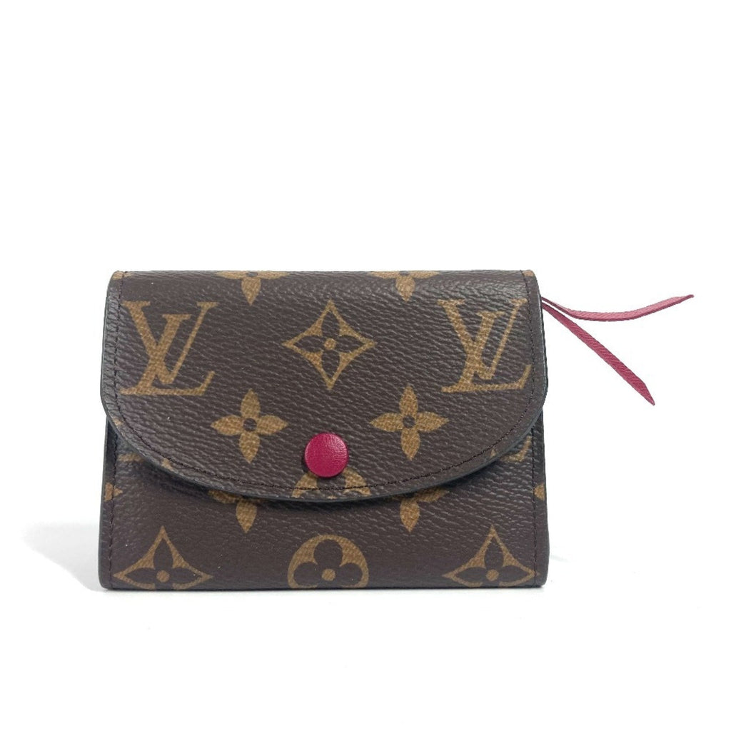 Louis Vuitton Brown Pink Metal Wallet