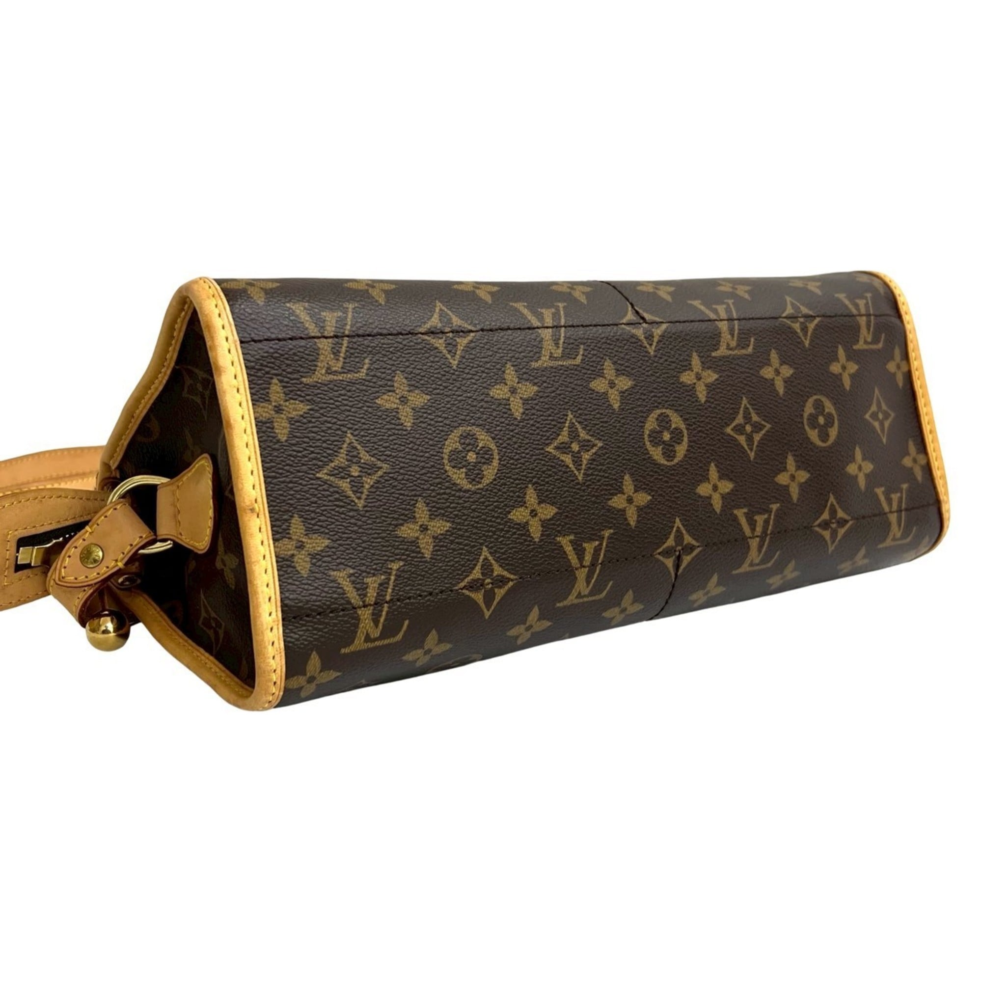 Louis Vuitton Brown Leather Pvc Pochette Shoulder Bag