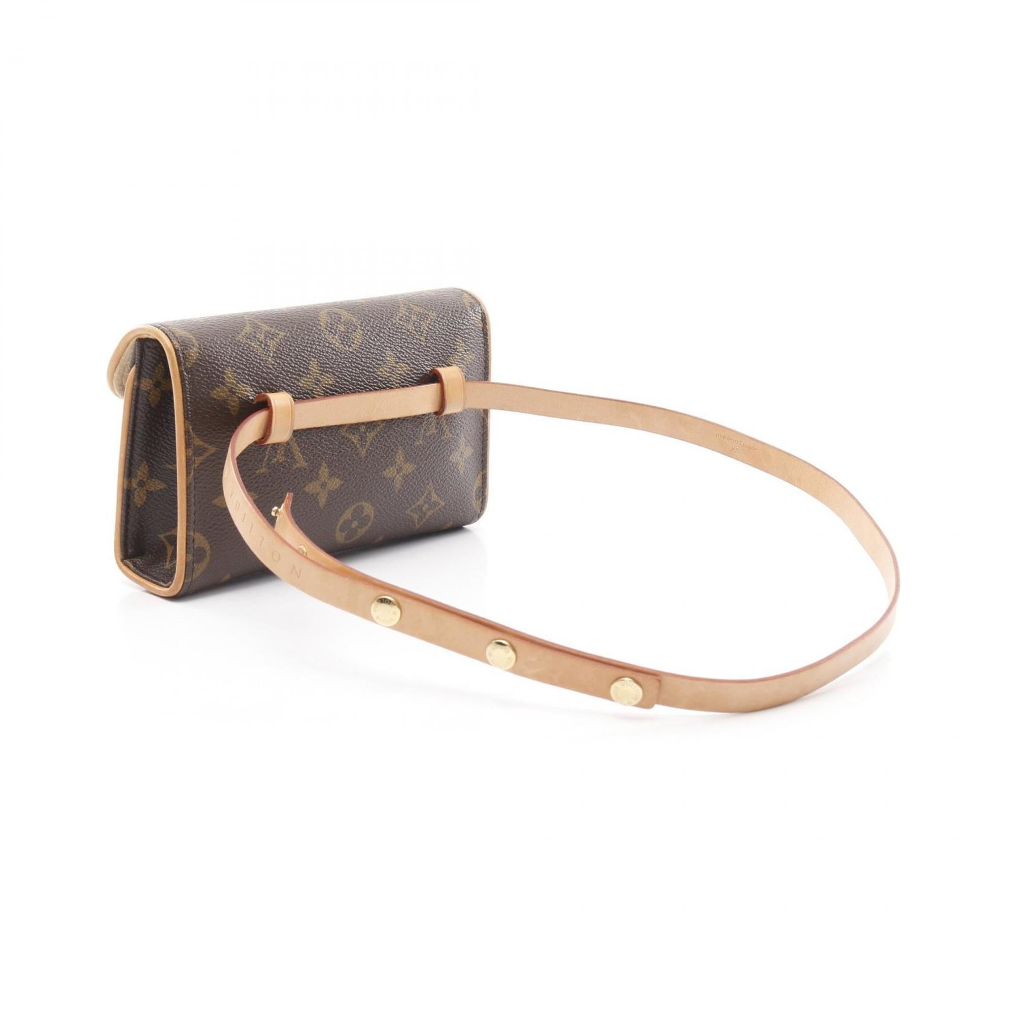 Louis Vuitton Brown Coated Canvas Leather Fanny Pack