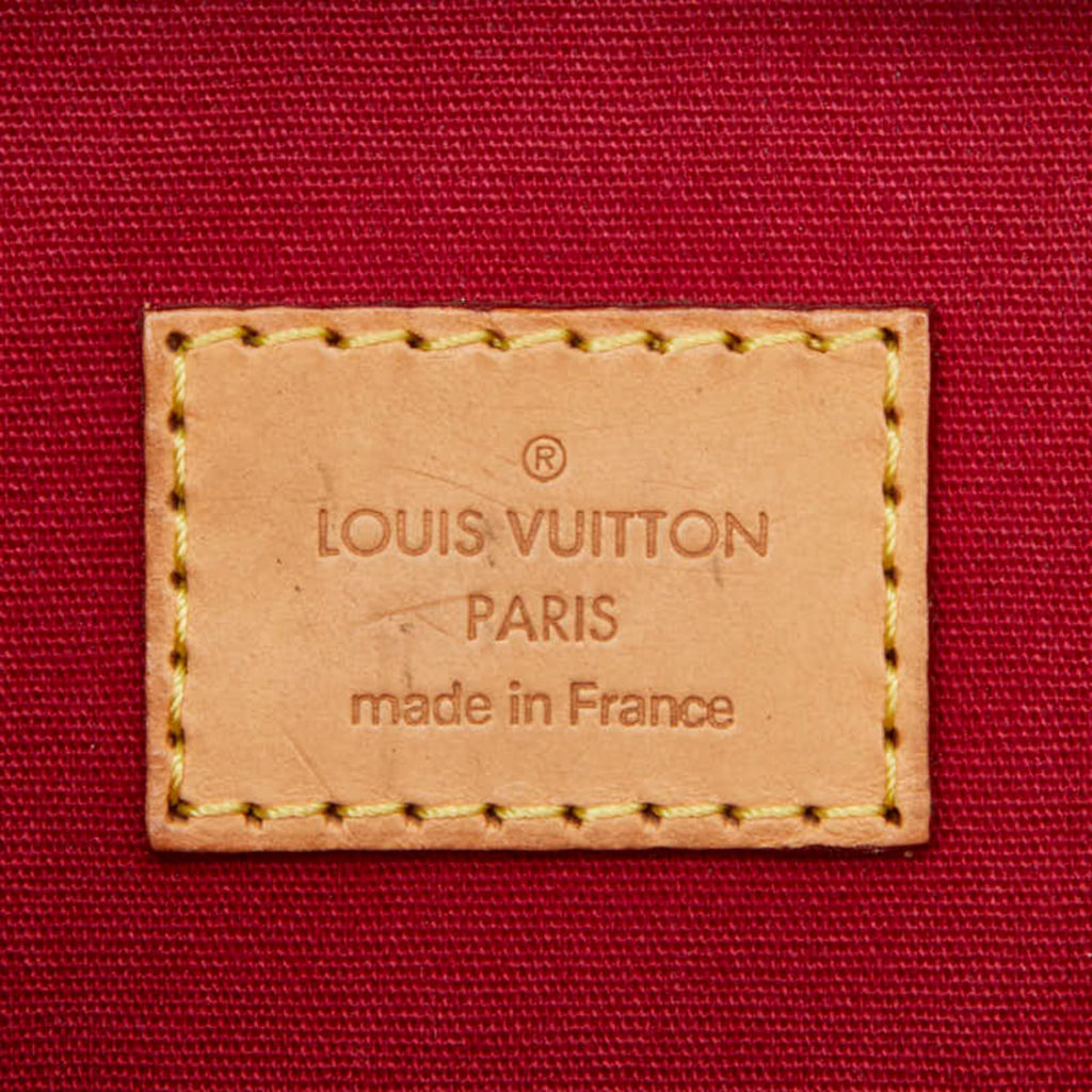 Louis Vuitton Pomme D'amour Red Color Patent Leather Handbag Tote Bag